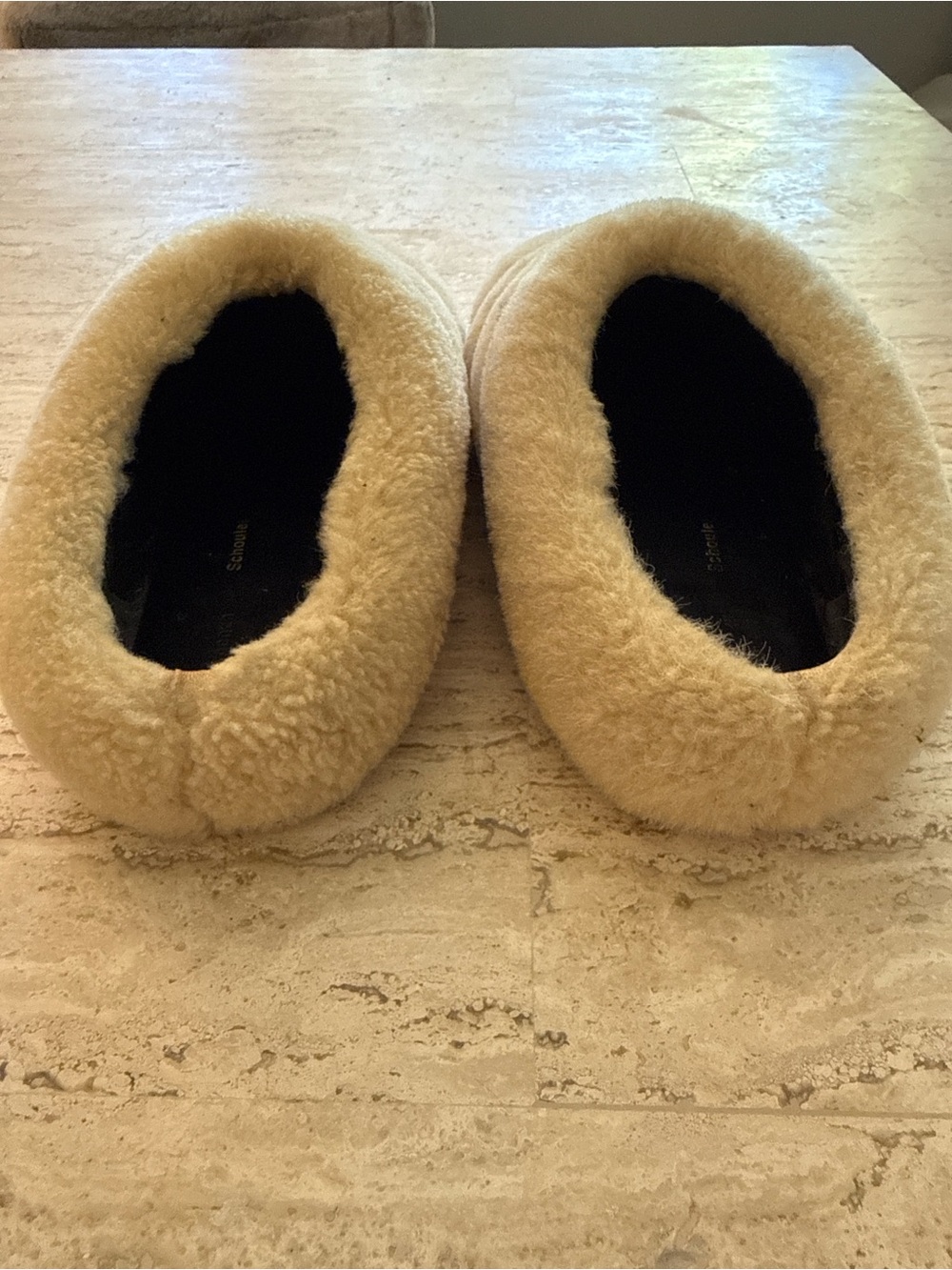 Proenza Schouler Rondo Shearling Slides - Picture 3 of 4
